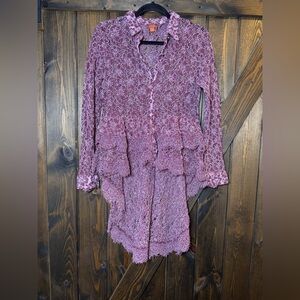 Scully Lace Top High Low